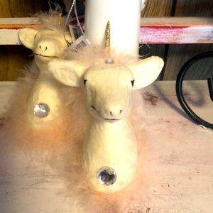 (2) Pier One Import’s Unicorn 🦄 Ornaments